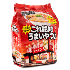 Nissin Premium Ramen Noodle Soy Sauce Flavor 3 Servings 300 g