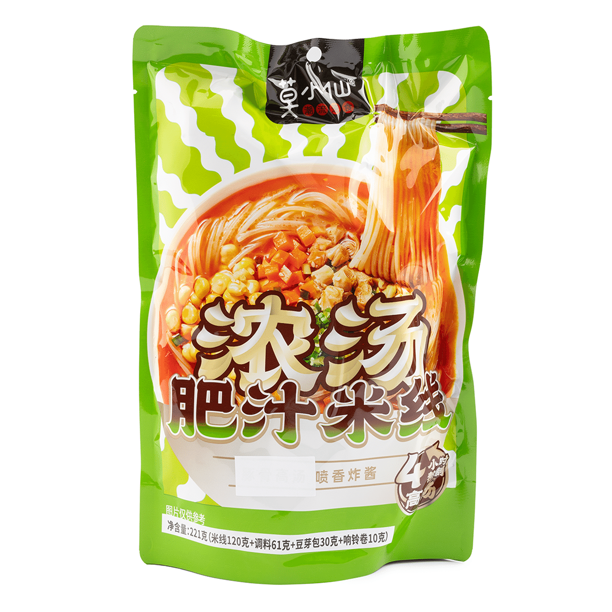 Rice Noodles With Broth and Sprouts 221 g*18 pack