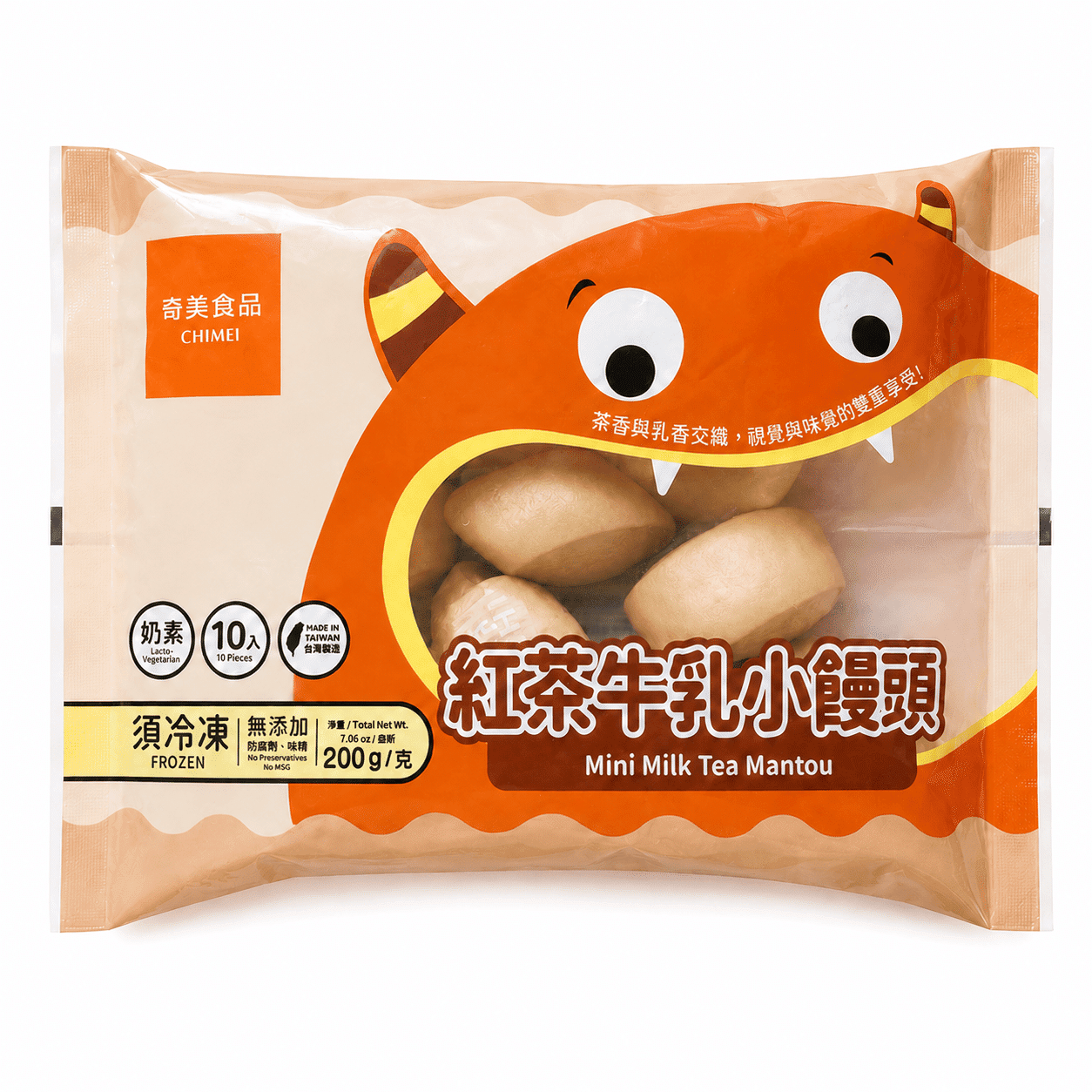 CHIMEI 냉동 밀크티 미니 만터우 200 그램