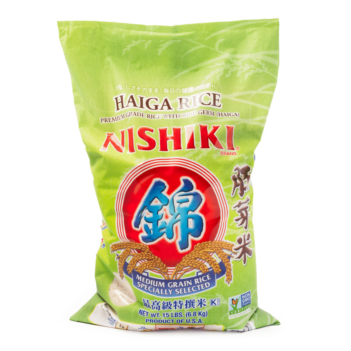 Nishiki Haiga Medium Grain Rice 15 lb