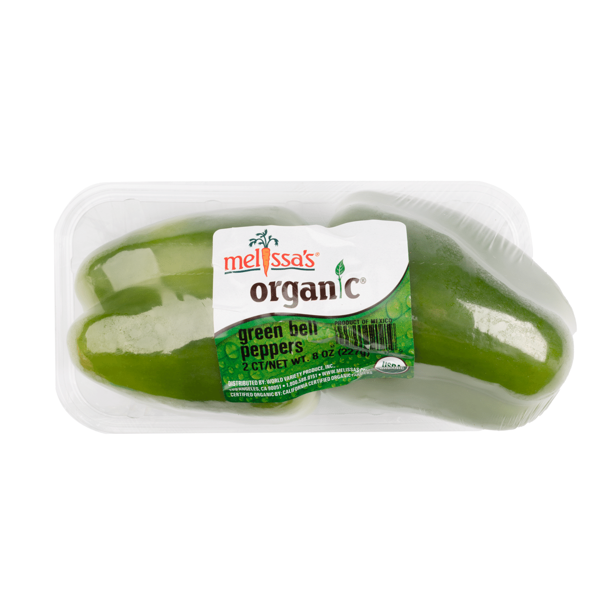 Pimiento Verde Orgánico 2 unidad(es)