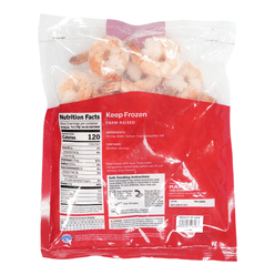 Large Cooked Peeled Deveined Tail On Shrimp 12 oz