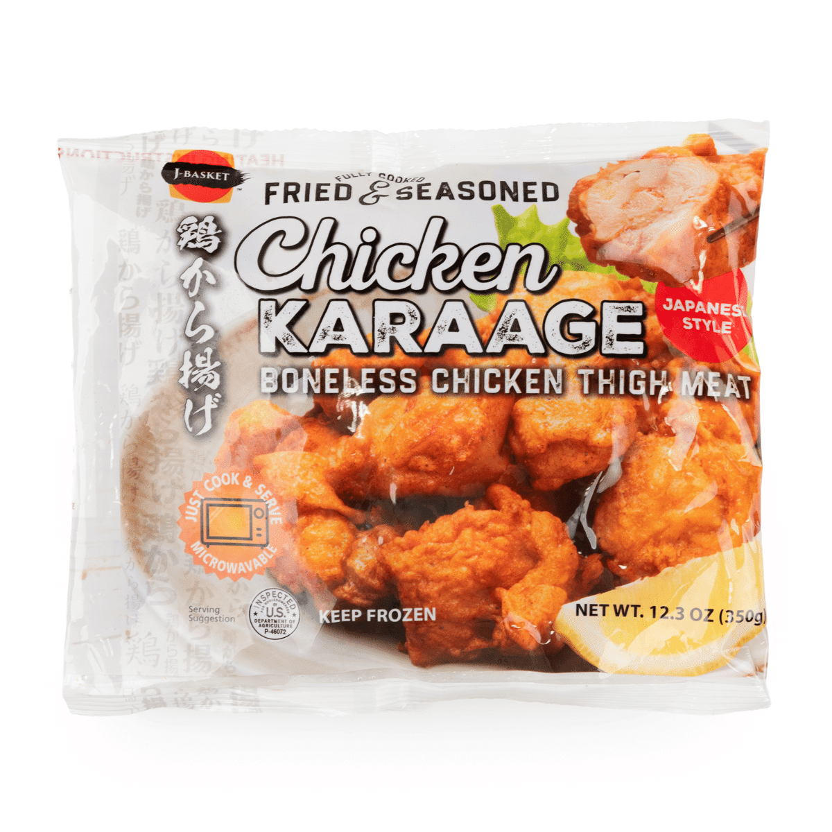 J-Basket Chicken Karaage, Frozen 350 g