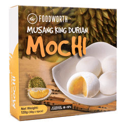 FOODWORTH Musang King Durian Mochi 4PC 120 그램