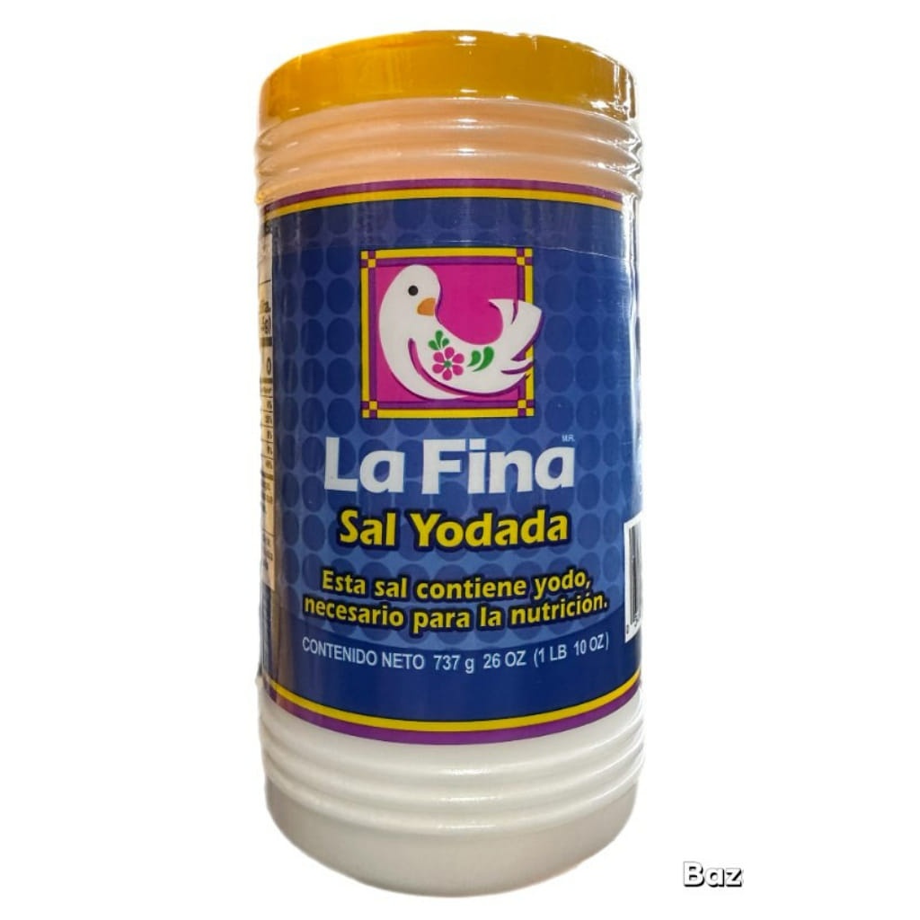 La Fina Sal Iodized Salt 26 oz