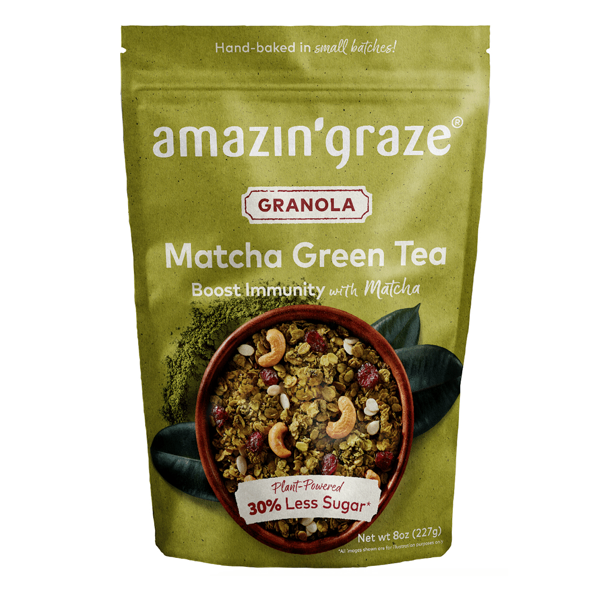 Amazin' Graze Matcha Granola 8 oz
