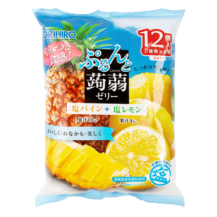 ORIHIRO Konjac Jelly (Grapefruit & Pineapple) 1 各 - Weee!