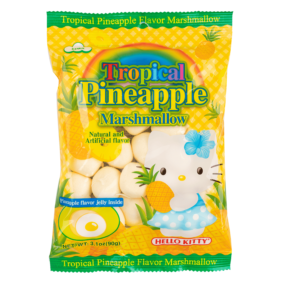 Hello Kitty Marshmallow, Tropical Pineapple 90 g