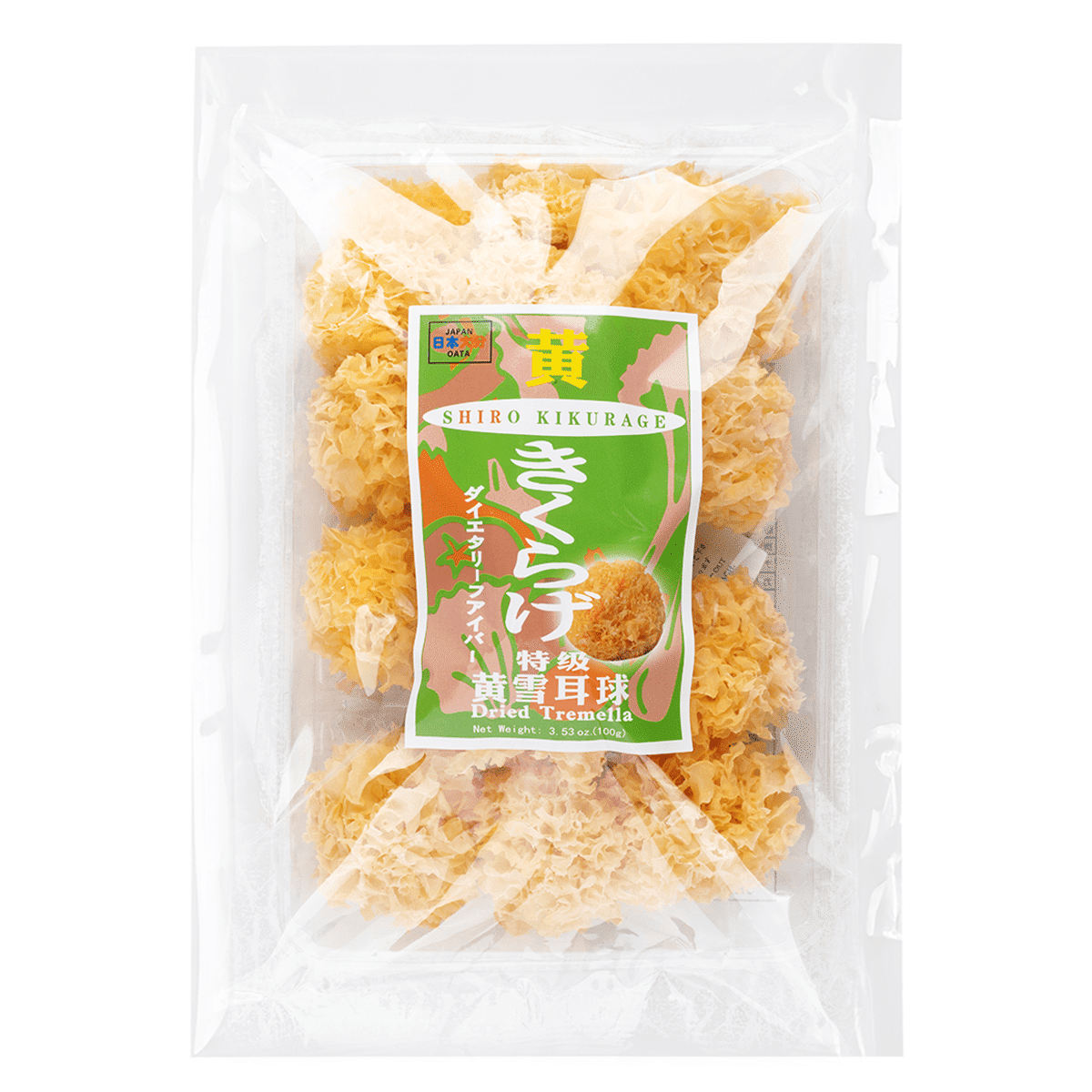 OATA 特级 黄雪耳球 (银耳) 100 克