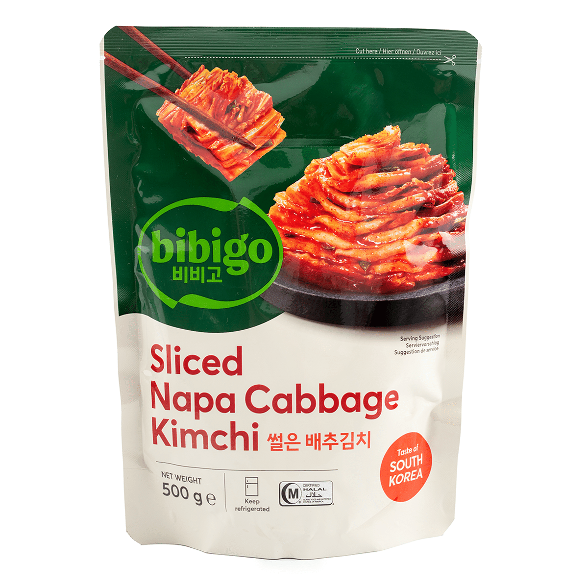 CJ Bibigo Sliced Kimchi 500 g