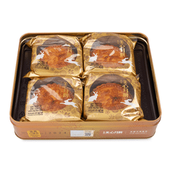 Hong Kong MX White Lotus Seed Paste Mooncake with Egg Yolk 740 g