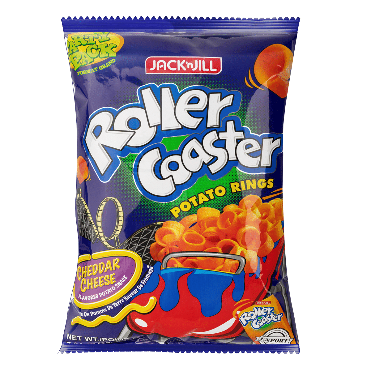 Jack 'n Jill Roller Coaster Cheese Party Pack 225 g