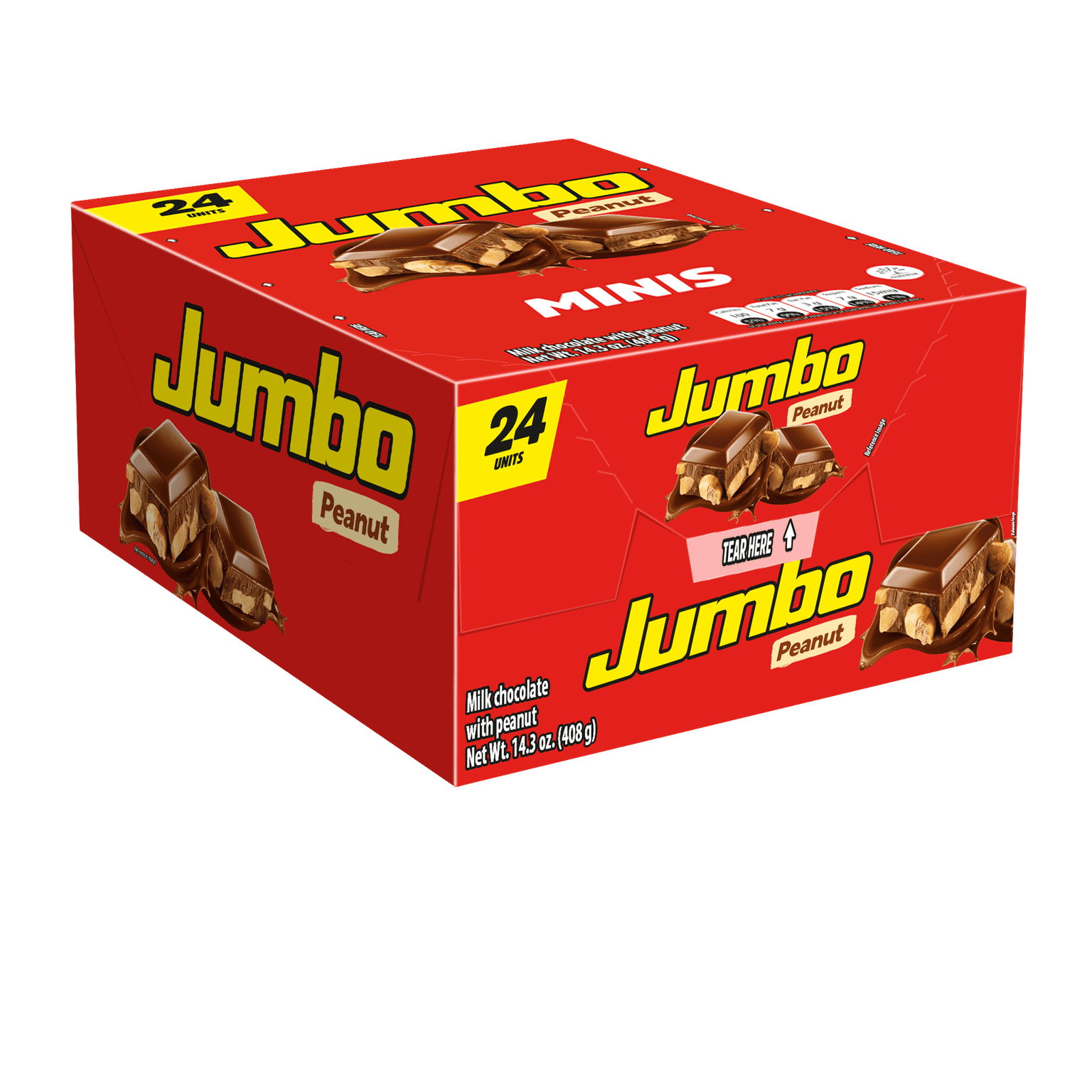 Jumbo Mini Peanut 24units 408 g