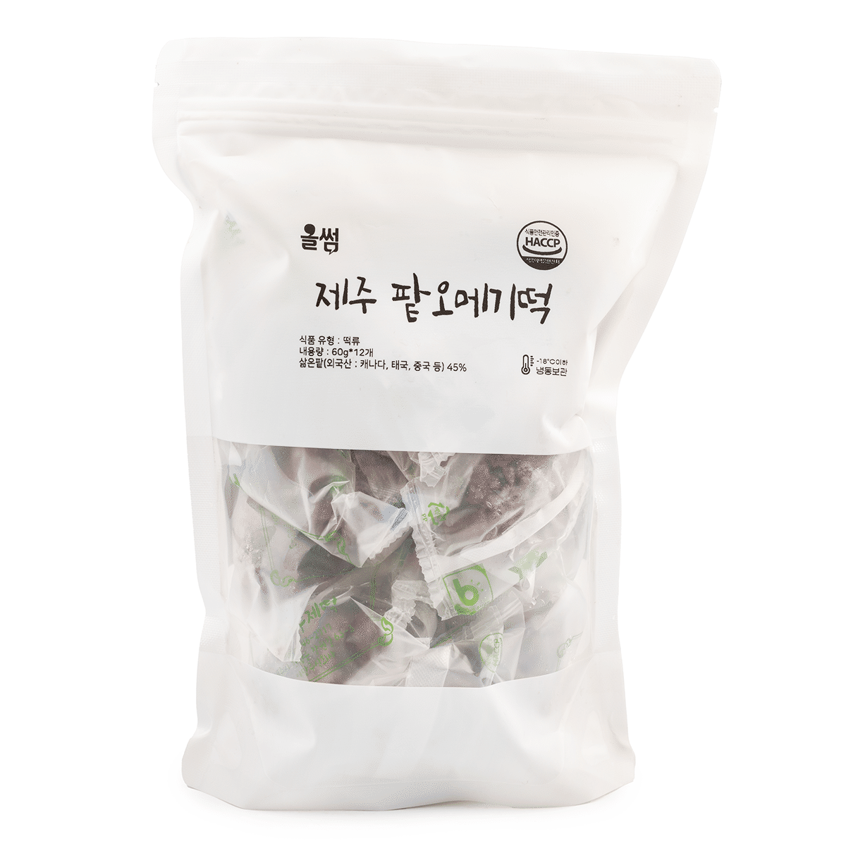 Jeju Red bean omegi rice cake 720 g
