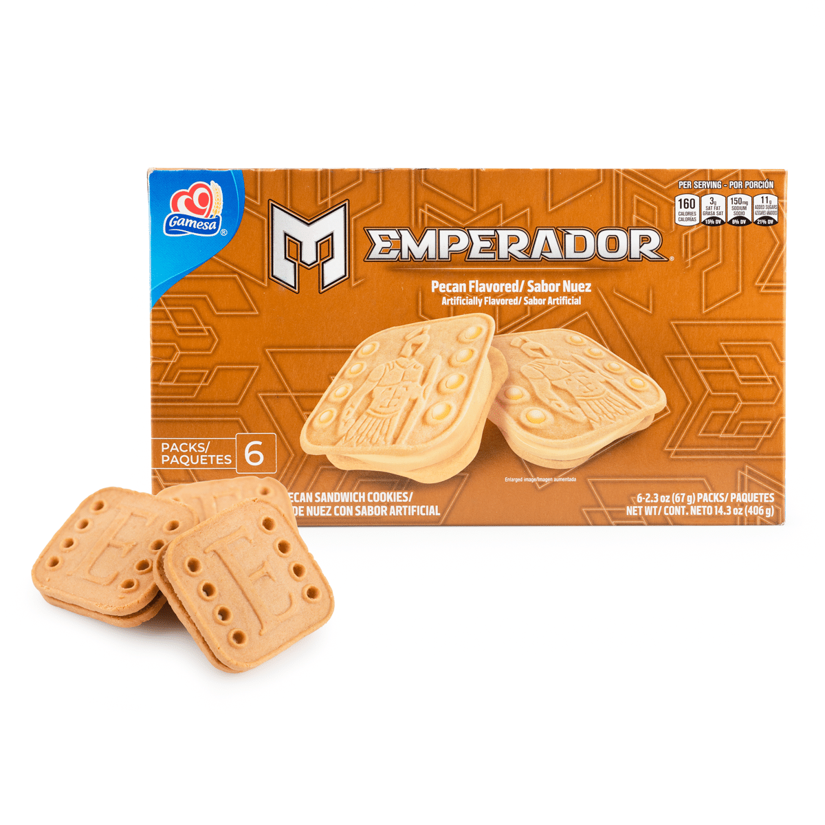 Gamesa Emperador Nuez 14.3 oz