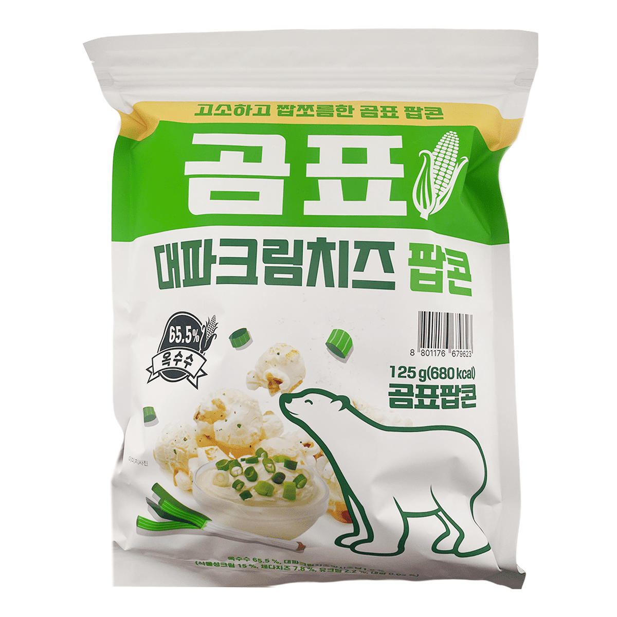 白熊Mega奶油奶酪爆米花 125 克