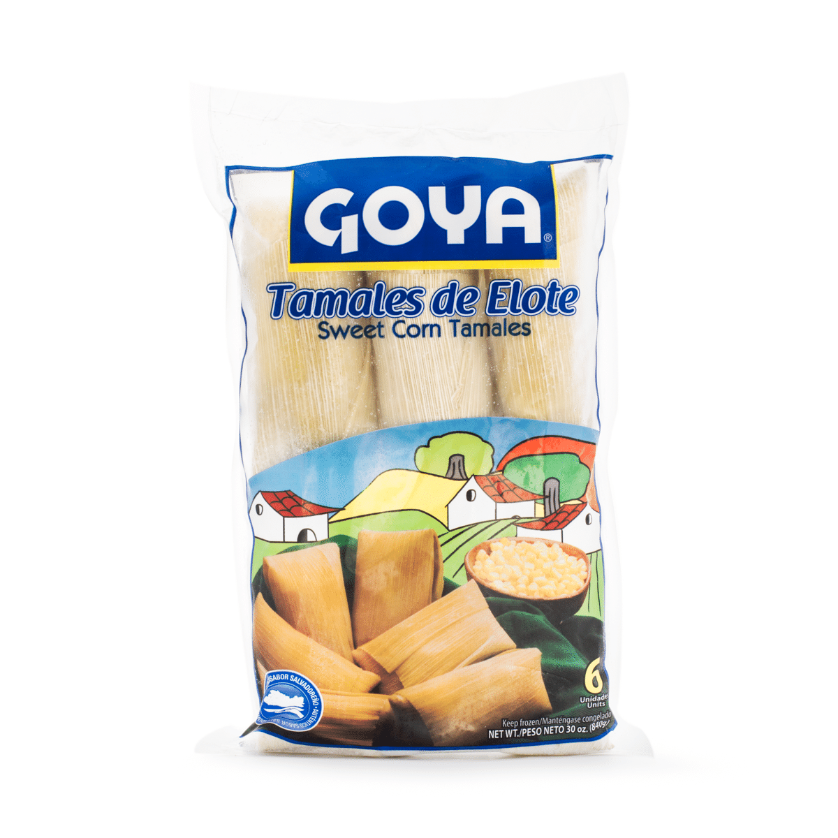 Goya Sweet Corn Tamales, Frozen 30 oz