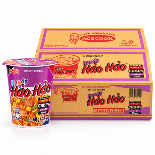 Mì Ly Sa Tế Hành Hảo Hảo Acecook (12 Ly) 2.3 oz*12 gói