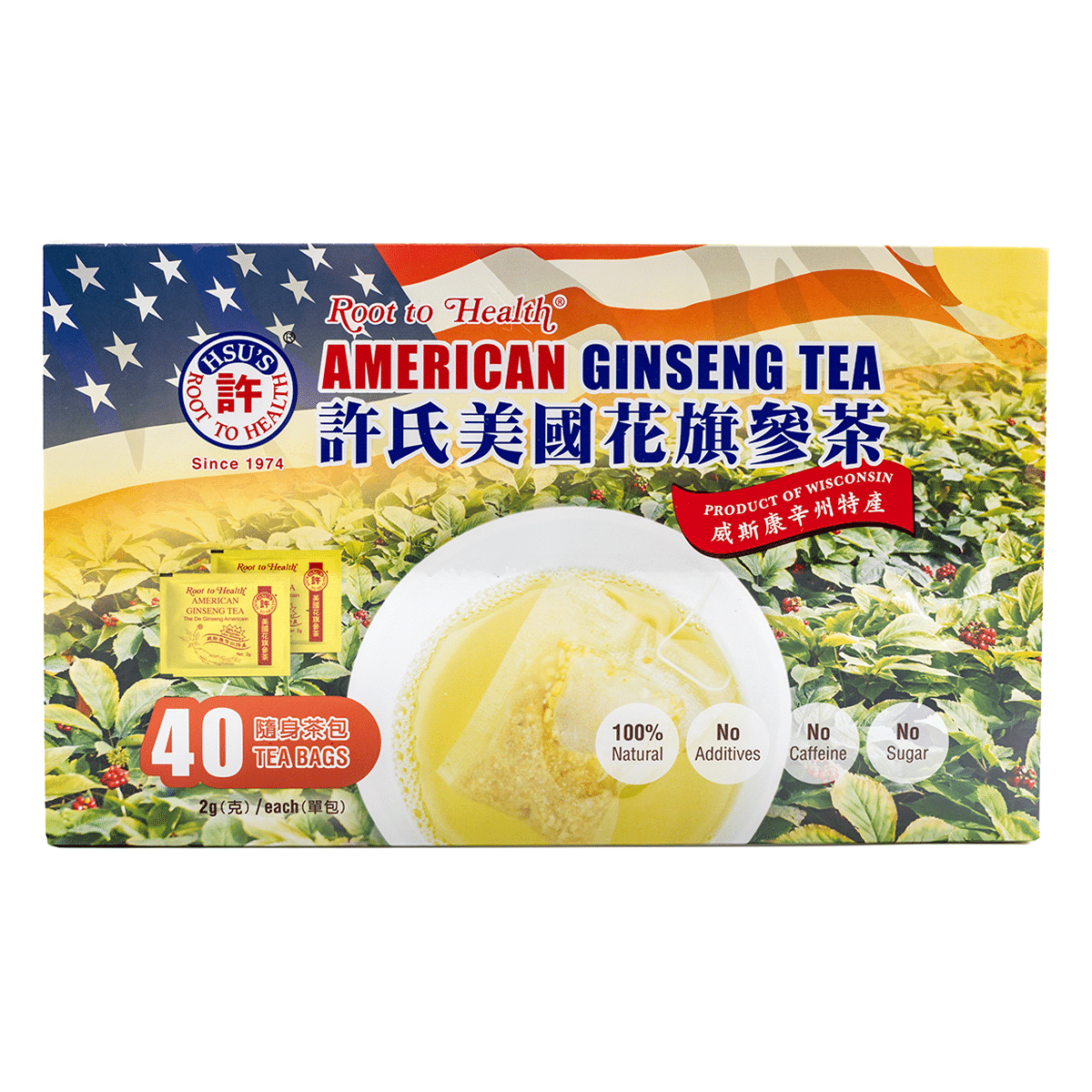 Hsu's American Ginseng Tea 1 each