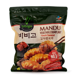 CJ Bibigo Vegetable Dumplings Kimchi Flavored, Frozen 770 g