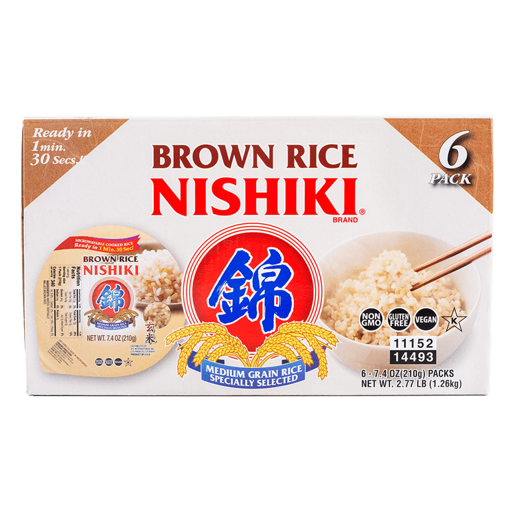 Nishiki 微波即食玄米饭六包装- Weee!