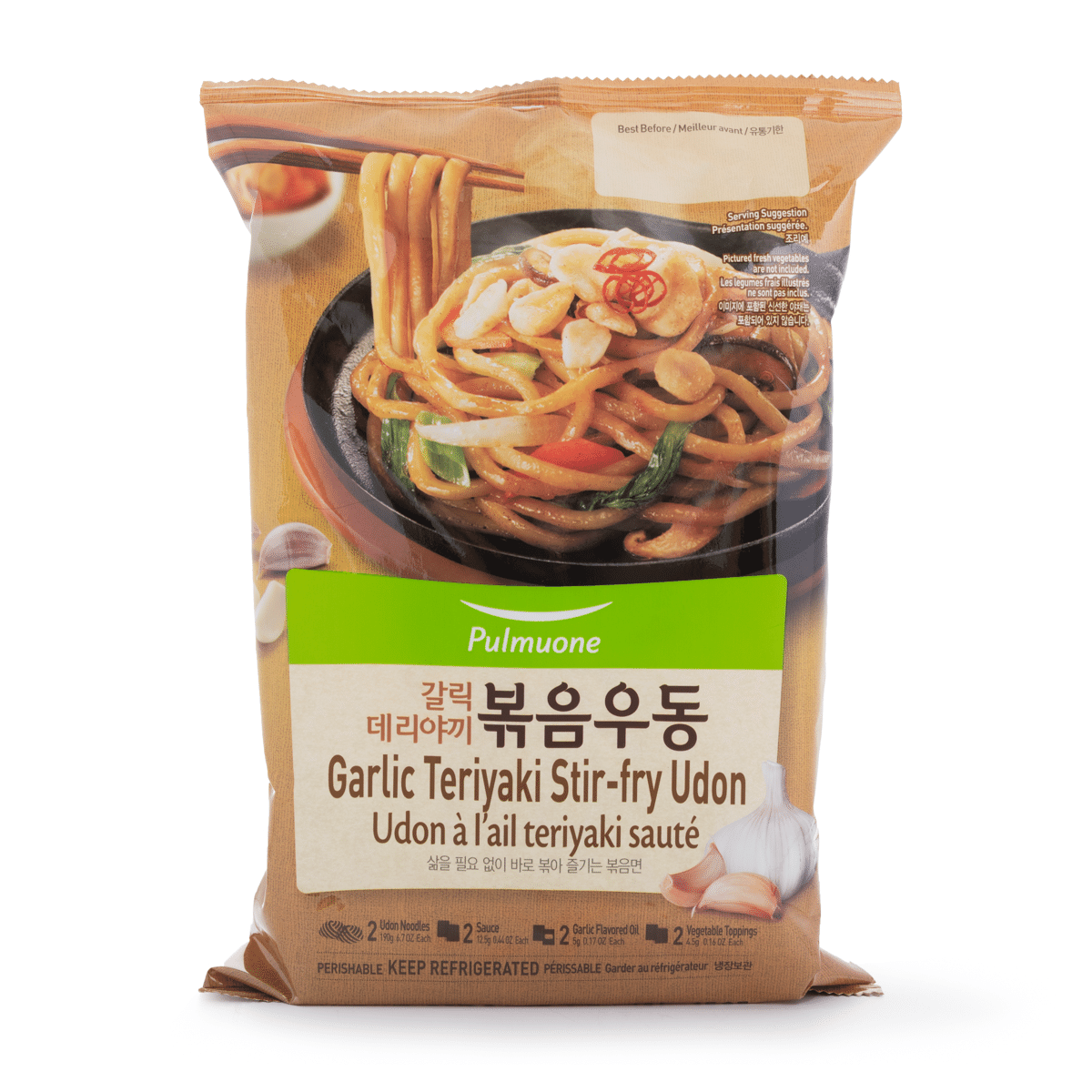 풀무원 갈릭 데리야끼 볶음우동 425 그램