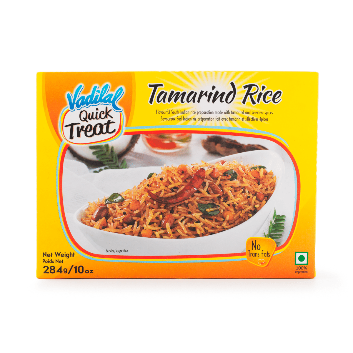 Vadilal Tamarind Rice, Frozen 10 oz