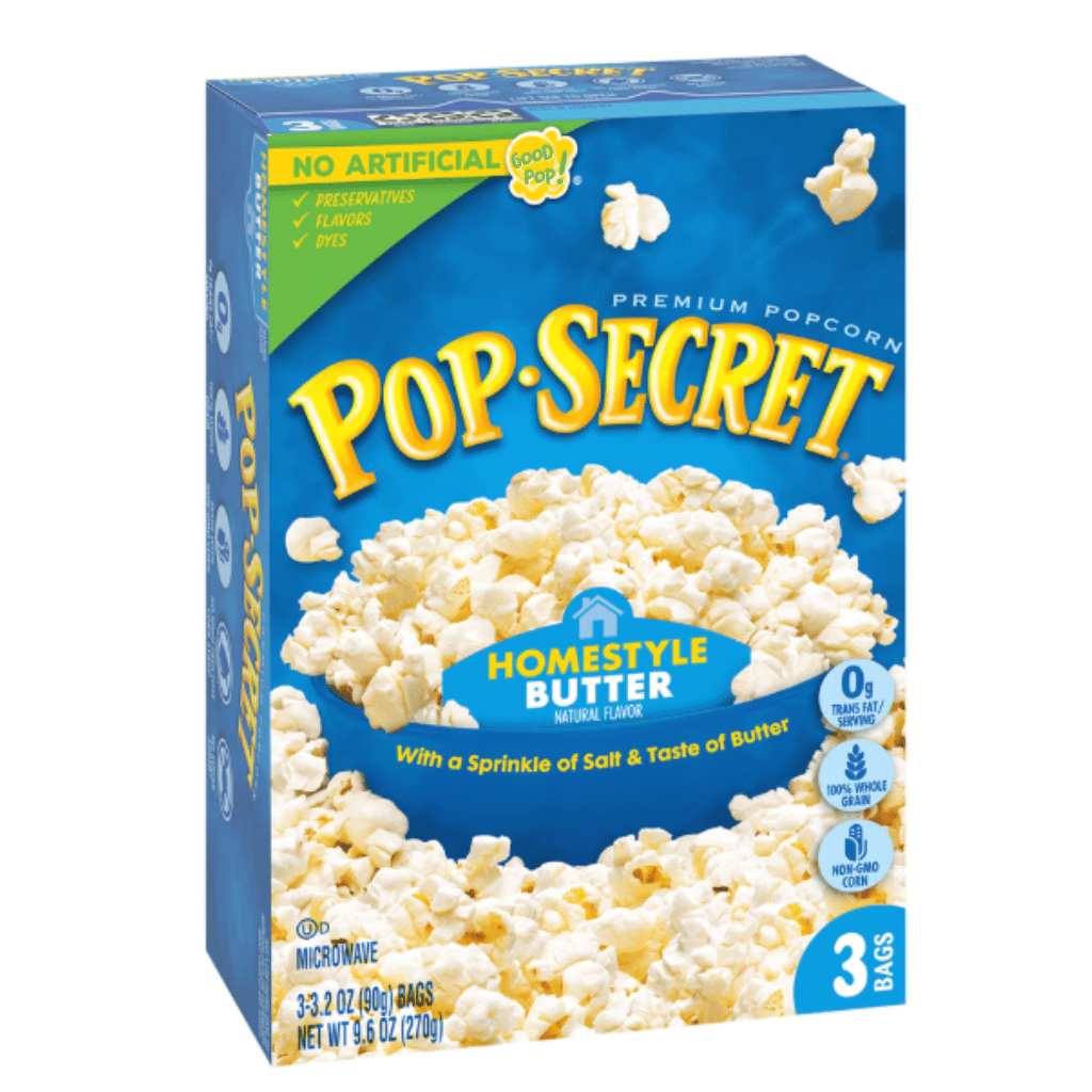 Pop Secret Homestyle Butter Popcorn 3pk 270 g