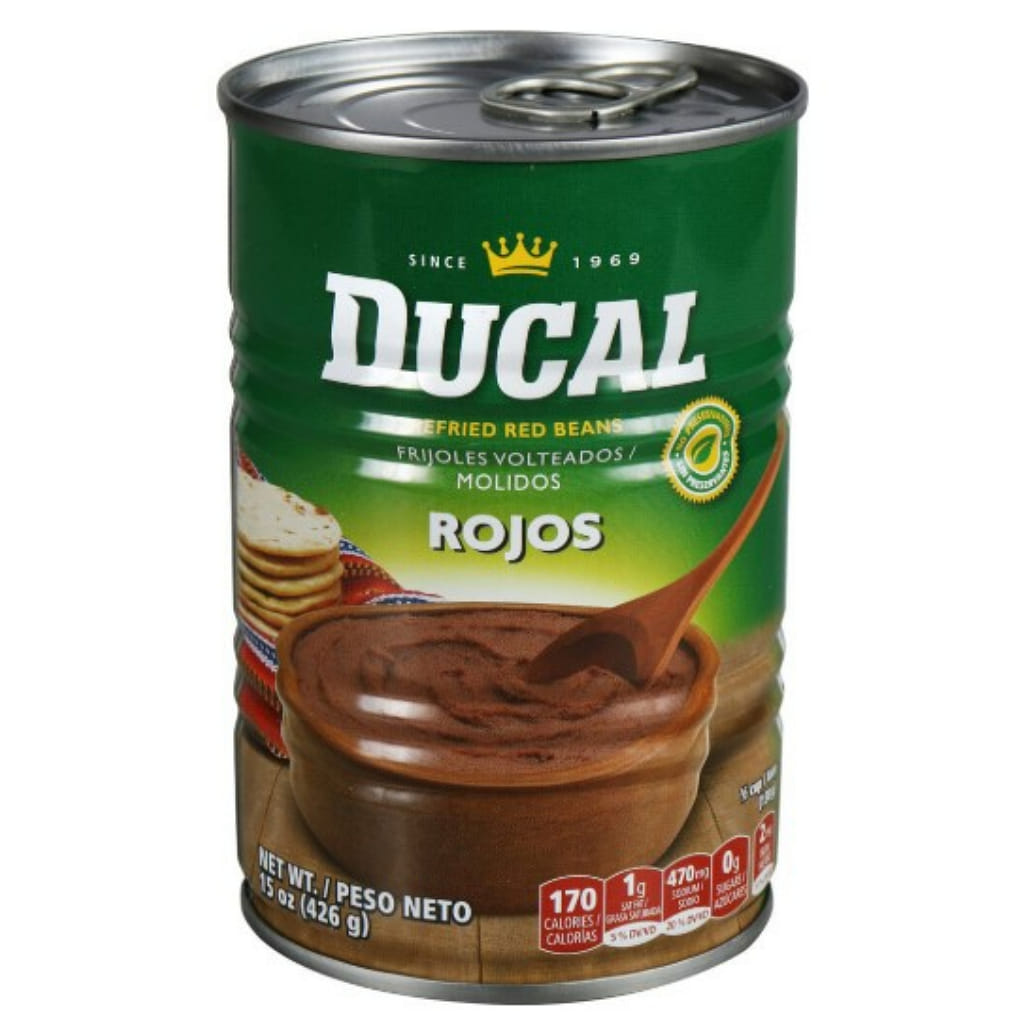 Goya Ducal Refried Red Beans 15 oz