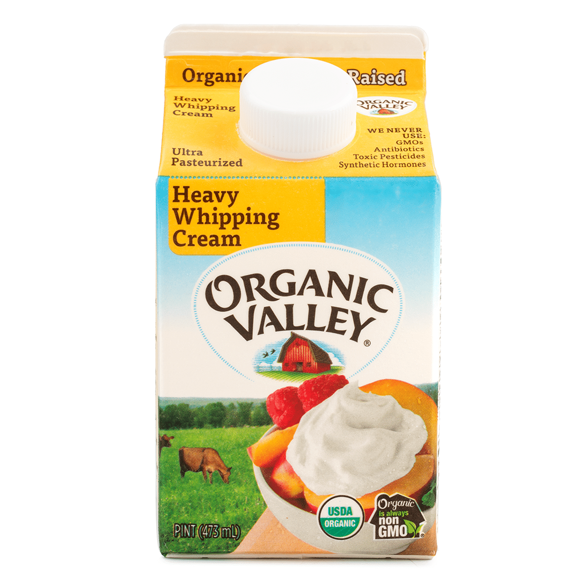 Organic Valley 휘핑크림 473 밀리리터