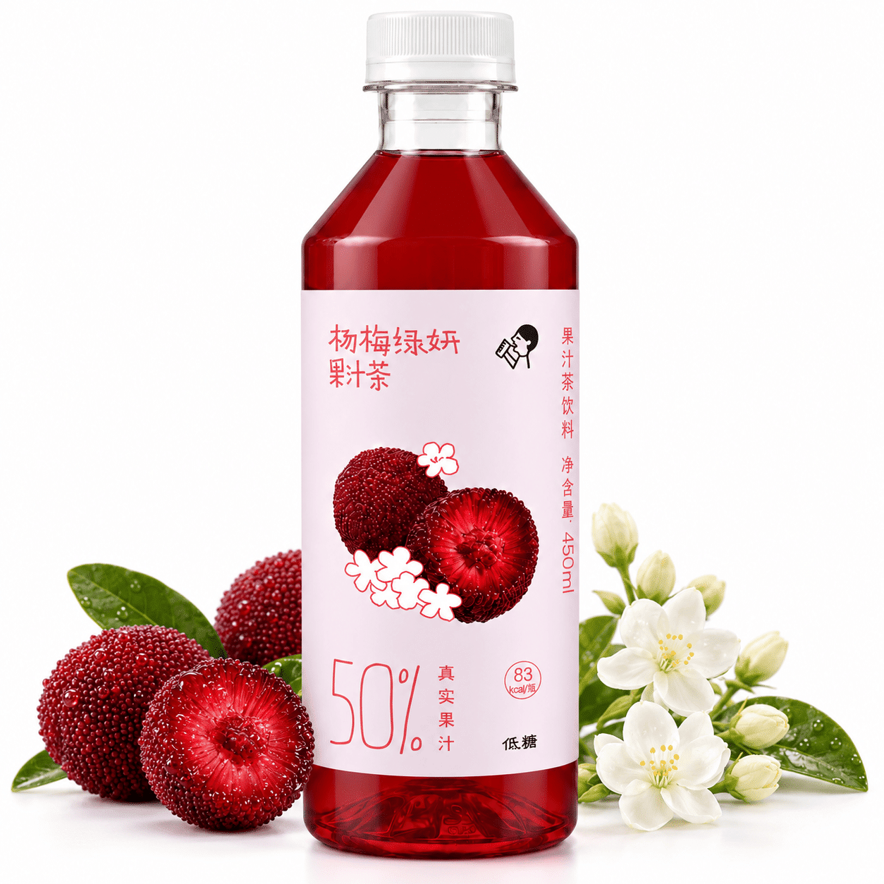 Heytea Bayberry Green Tea 450 ml