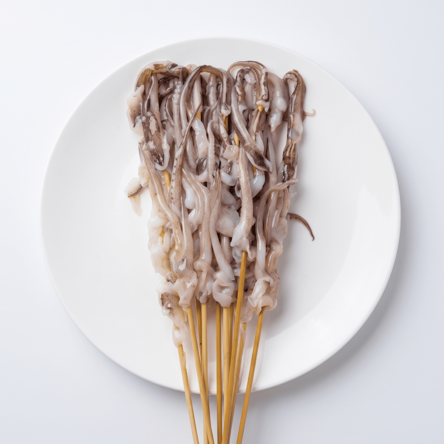 Brochetas de tentáculos de calamar congelados 1 libra(s)