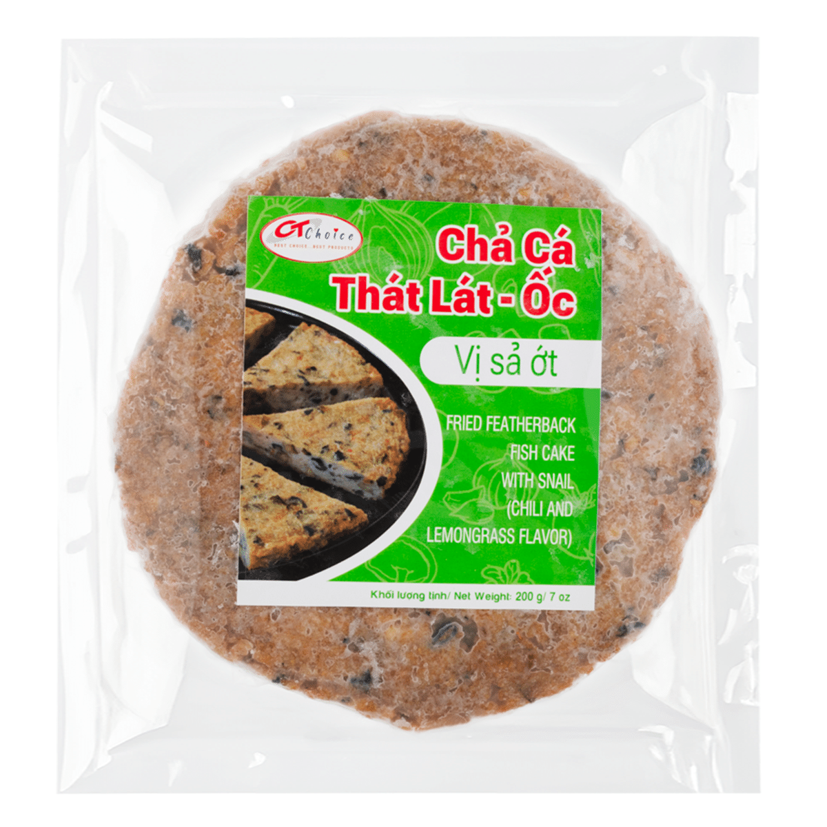 CT Choice ทอดลูกชิ้นปลากรายกับหอย (รสพริกและตะไคร้) 200 g