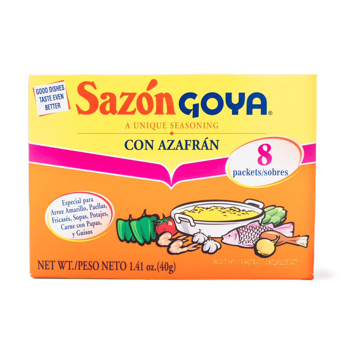 Sazón Goya 콘 샤프란 시즈닝 1.41 온스