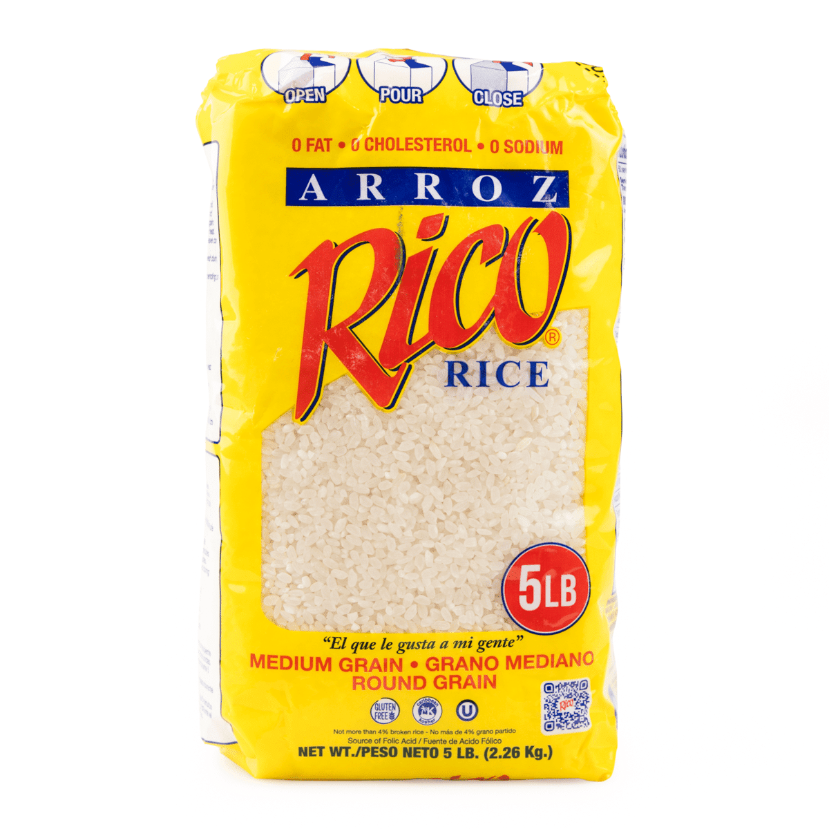 Rico Rice Medium Grain 5 lb
