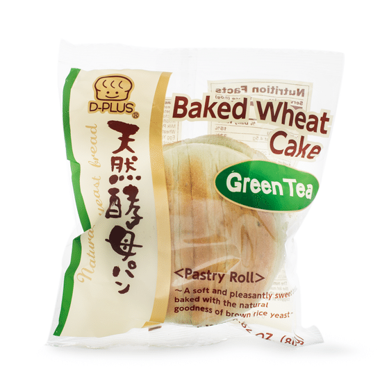 weee_bakery_D-Plus Bread Green Tea Flavor, Frozen 80 g