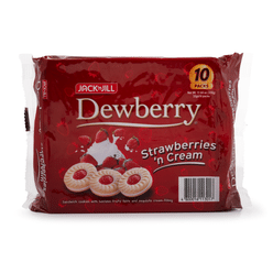 Jack 'n Jill Dewberry Strawberry and Cream Sandwich Cookies 330 g