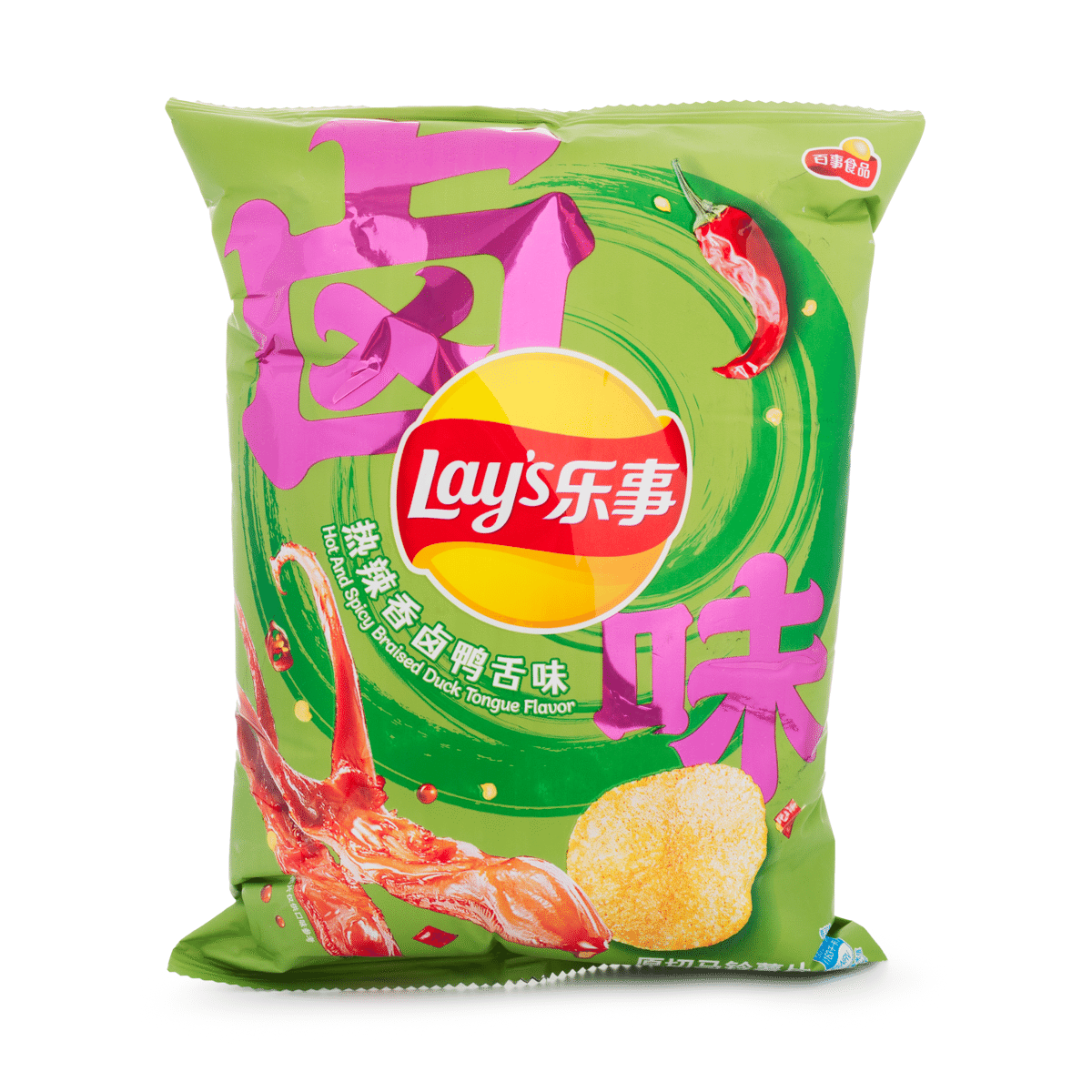 乐事 薯片 热辣香卤鸭舌味 70 克