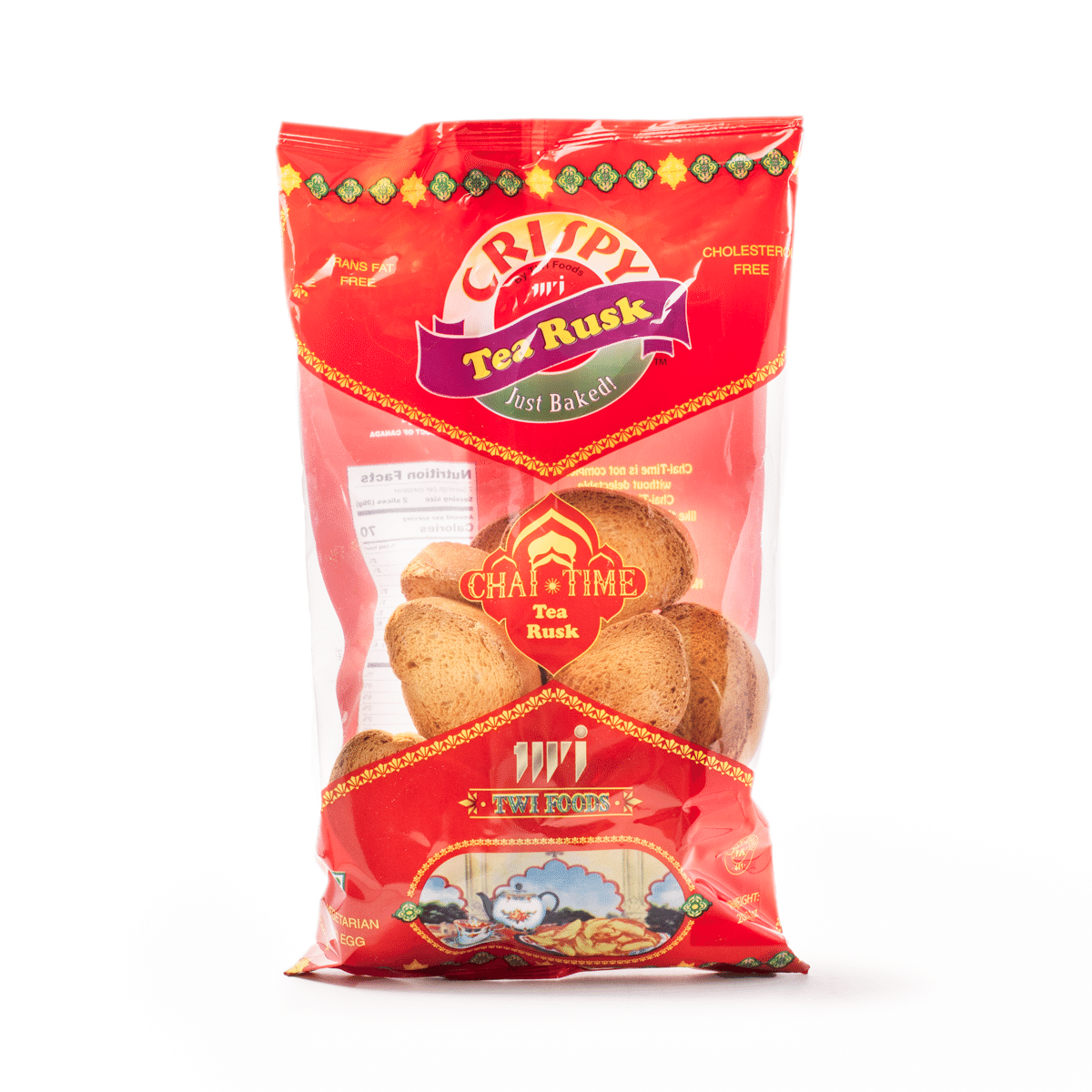 TWI Foods Crispy Chai Time Tea Rusk 7 oz