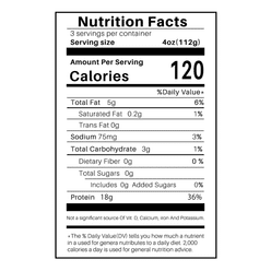 Sea Mazz Wild-Caught Orange Roughy Fillets, Frozen 340 g