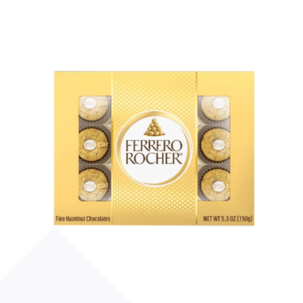 Ferrero Rocher Fine Hazelnut Chocolates 12 count