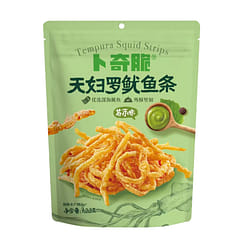 Tempura Squid Strips (Wasabi Flavor) 100 g