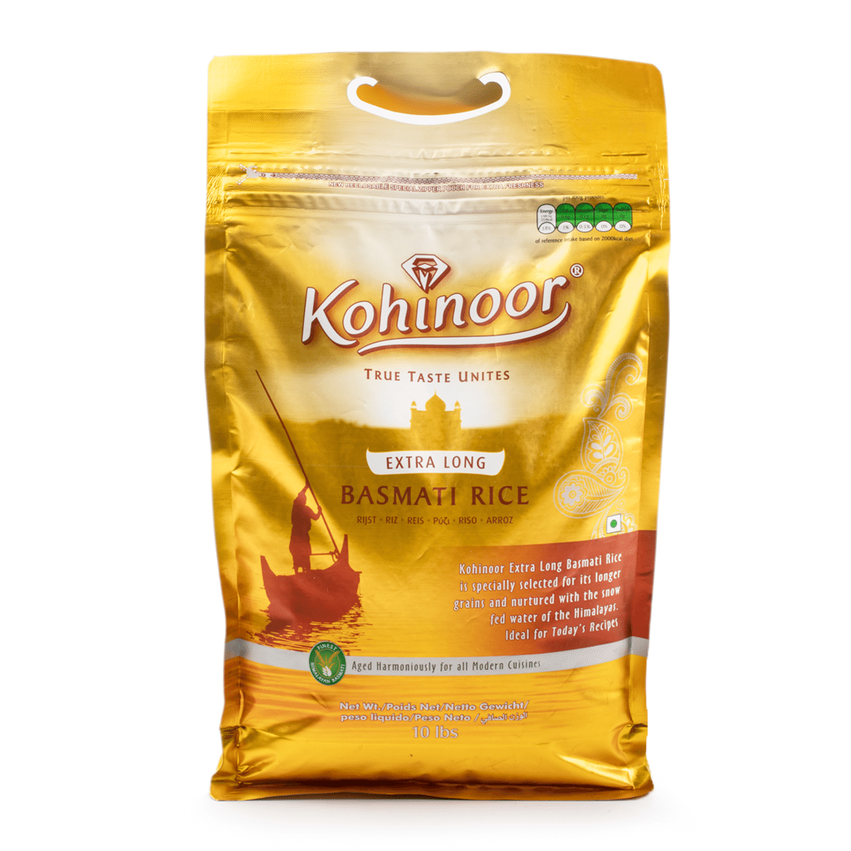 Kohinoor Gold Extra Long Basmati Rice 10 lb