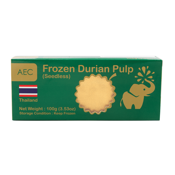 weee_frozen_AEC Frozen Monthong Durian Pulp AAA Grade 100 g