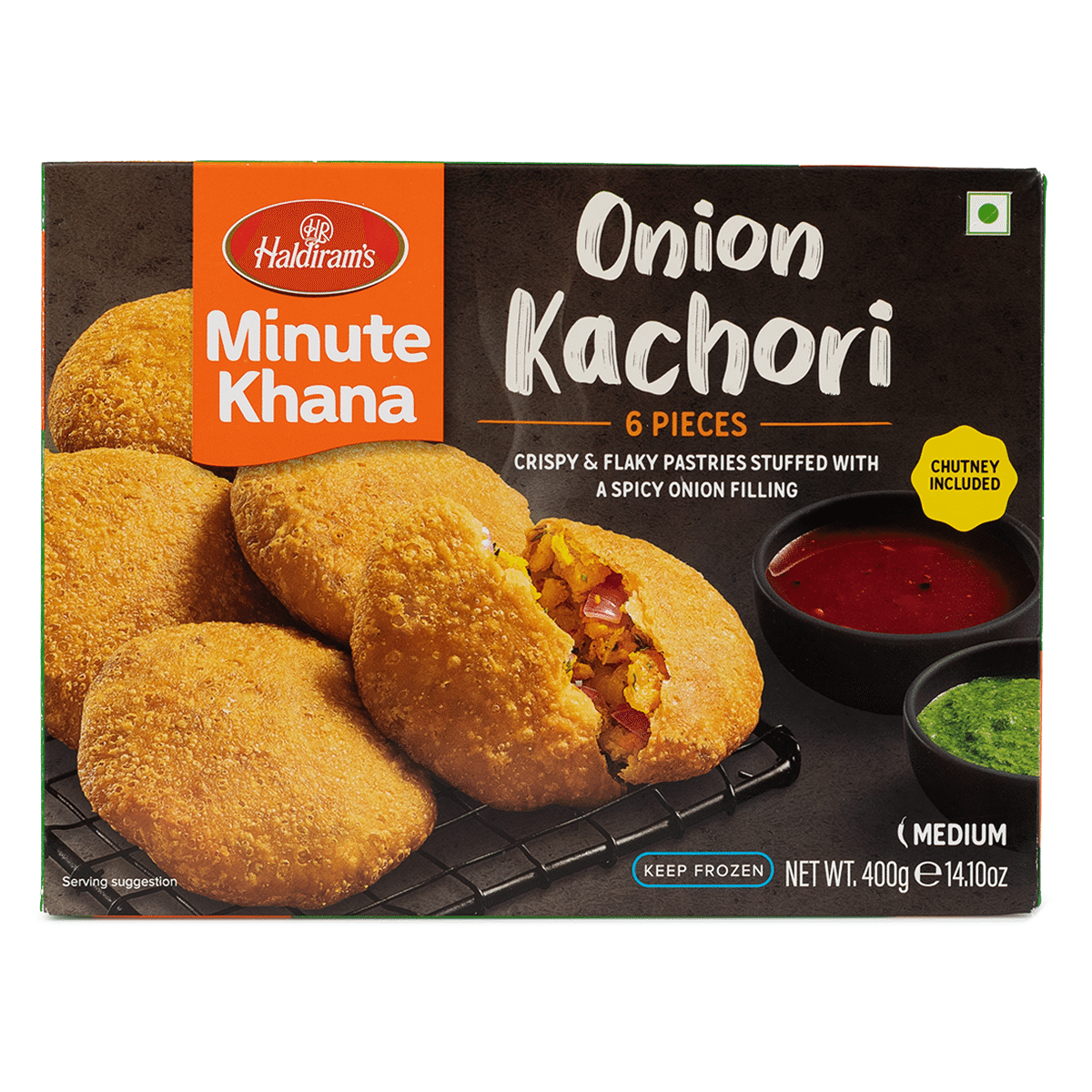 Haldiram's 洋蔥餡卡喬裏 冷凍 400 克