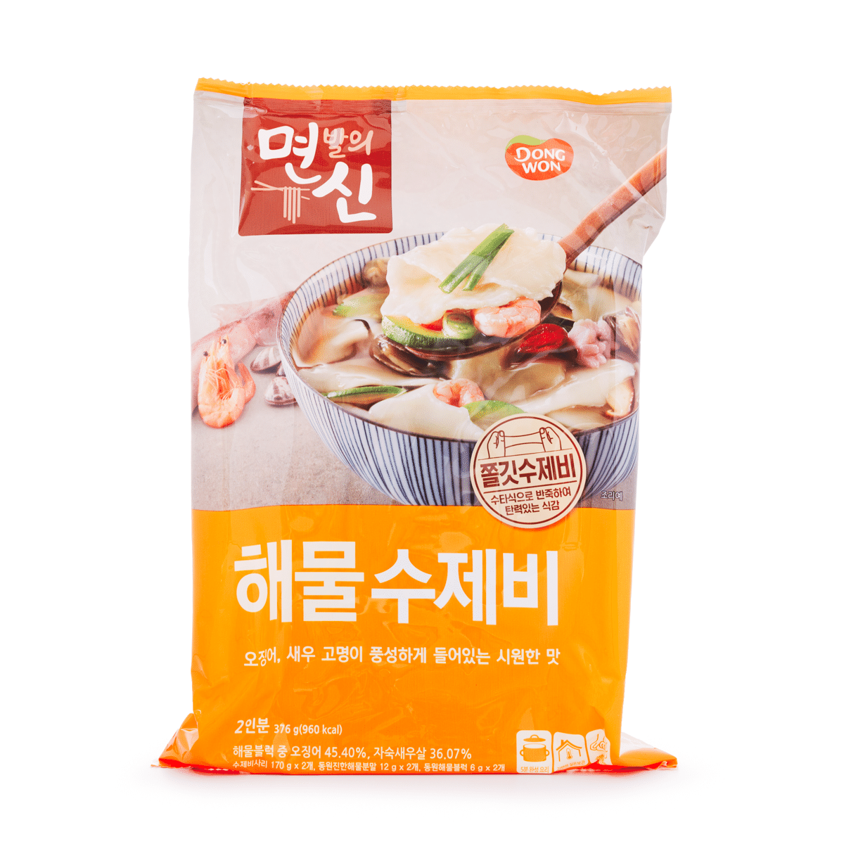 Súp bột nhào kéo tay hải sản kiểu Hàn Quốc Dongwon 1 phần