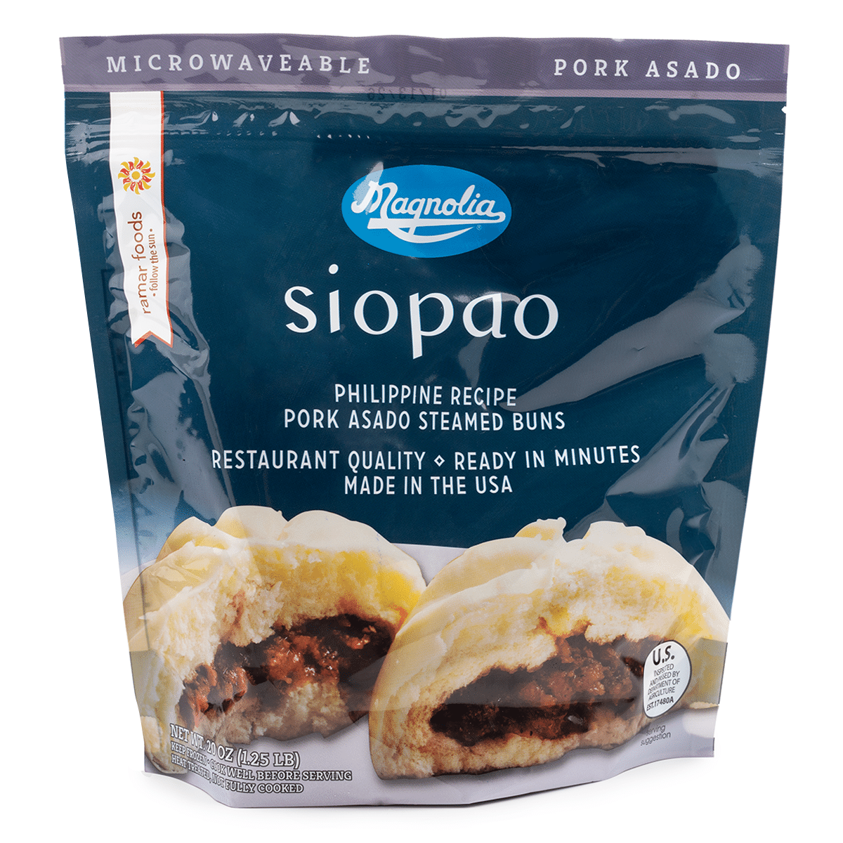 Magnolia Pork Asado Siopao, Frozen 20 oz