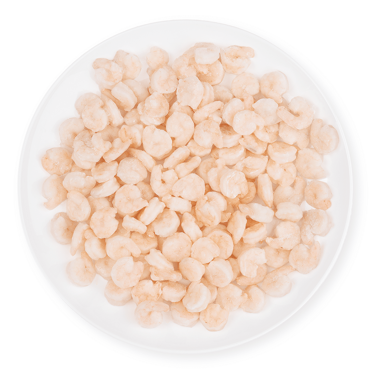 Cooked White Salad Shrimp 100-200ct, Frozen 12 oz