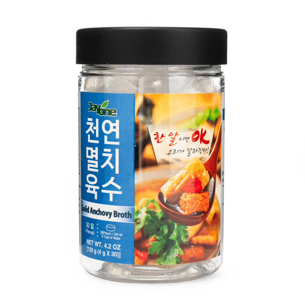 Jayone 한 알이면 OK 천연멸치육수 30알 120 그램*12 팩