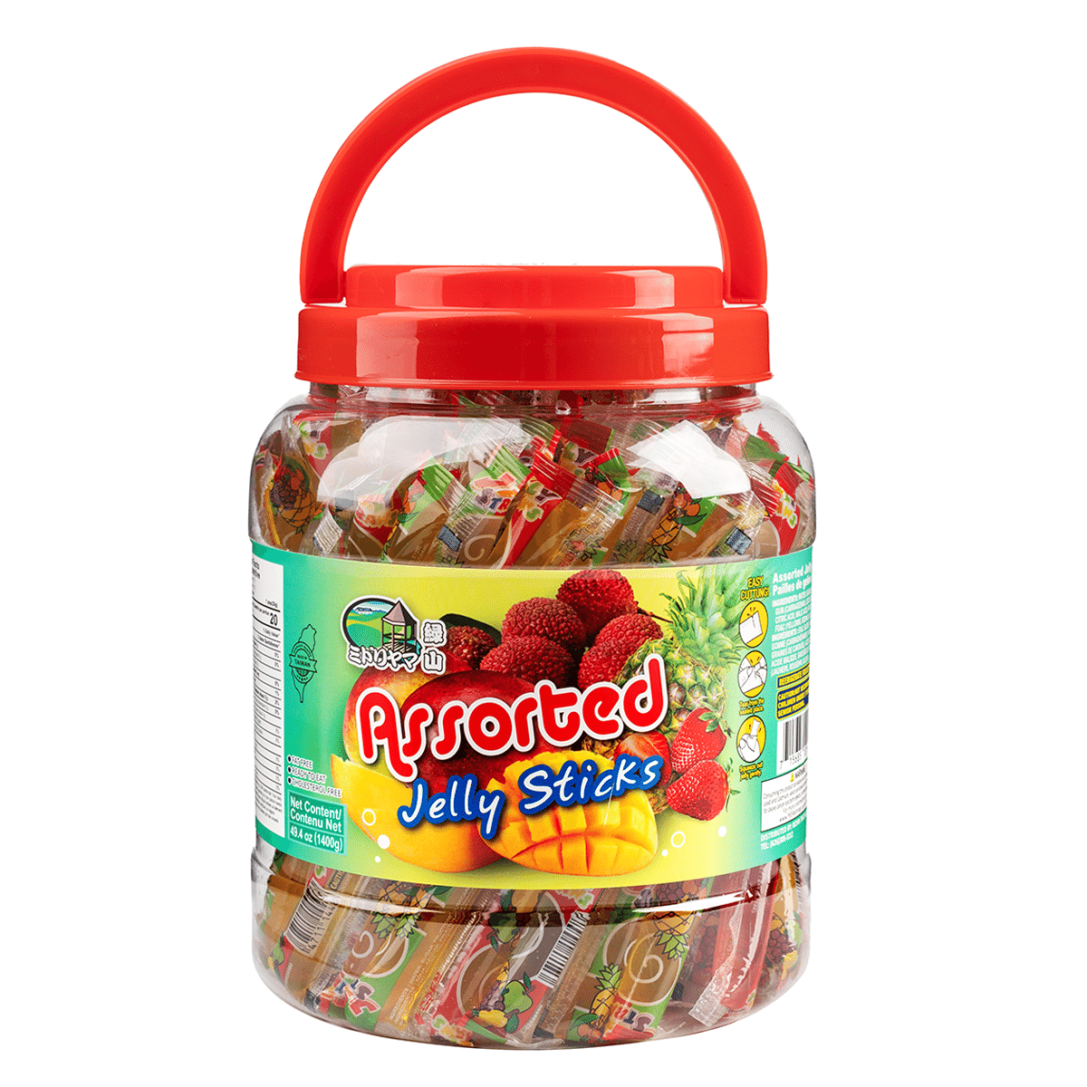 Sunwave Assorted Jelly Sticks 1400 g